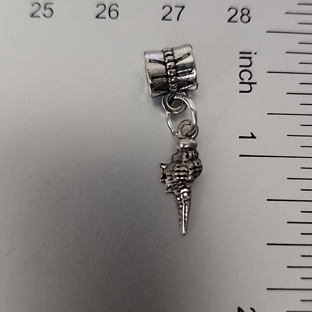 SEA SHELL Charm for  Style Bracelets Fits Pandora Systems